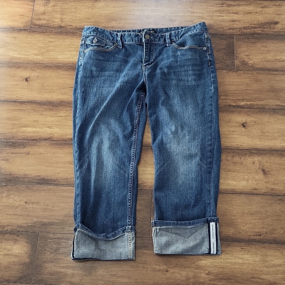 Banana Republic capri cuffed jeans